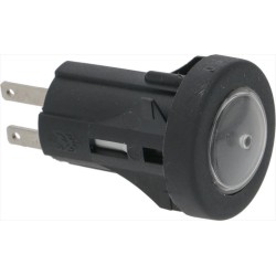 PULSANTE UNIPOLARE NERO 3A...