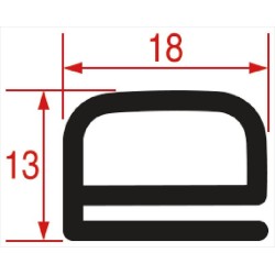GUARNIZIONE PORTA 595 mm IN...