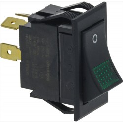 INTERRUTTORE BIPOLARE NERO...