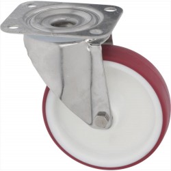 RUOTA GIREVOLE A PIASTRA...