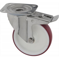 RUOTA GIREVOLE A PIASTRA...