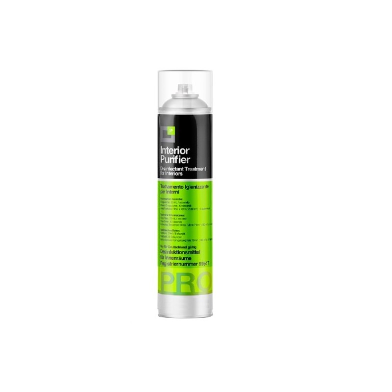 TRATTAMENTO IGIENIZZANTE SANIFICANTE SPRAY PER INTERNI INTERIOR PURIFIER