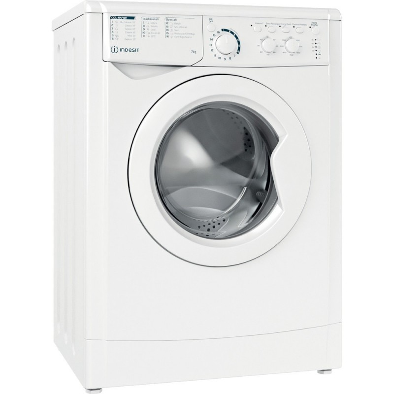 LAVATRICE LIBERA INSTALLAZIONE 7KG CARICA FRONTALE INDESIT ORIGINALE EWC71052W