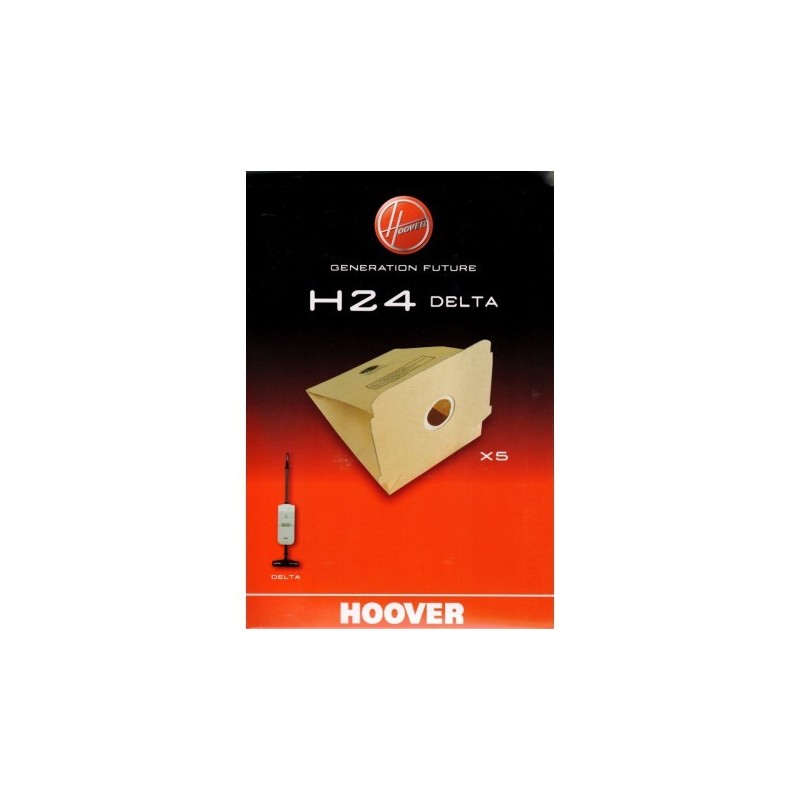 HOOVER H24 SACCHETTI SACCHI ASPIRATORE ASPIRAPOLVERE DELTA ORIGINALI 09178435