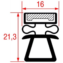 GUARNIZIONE AD INCASTRO 652X380 MM