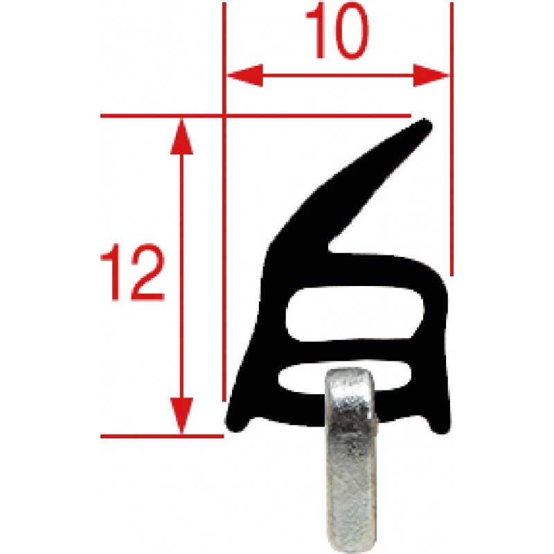 GUARNIZIONE PORTA FORNO 445X340 MM