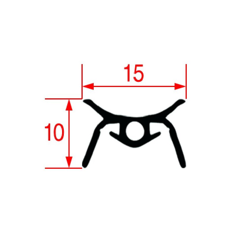 GUARNIZIONE PORTA LATERALE 300 MM    CODICE: 318675