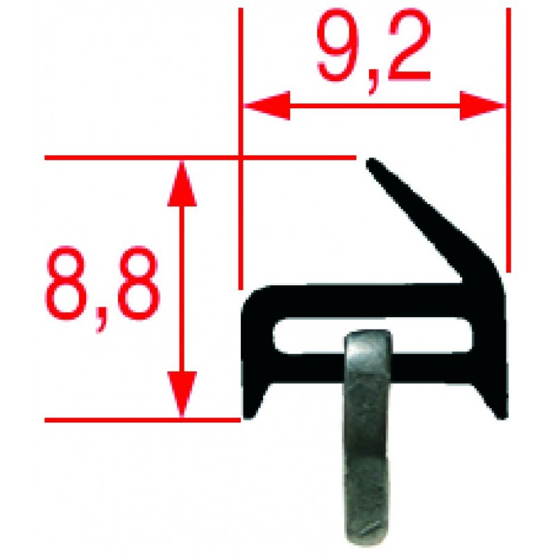 GUARNIZIONE PORTA FORNO 640X320 MM    CODICE: 3186776