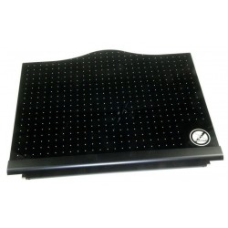 KIT COPERCHIO VETRO COMPLETO C6C NERO PIANO COTTURA ARISTON INDESIT C00291341